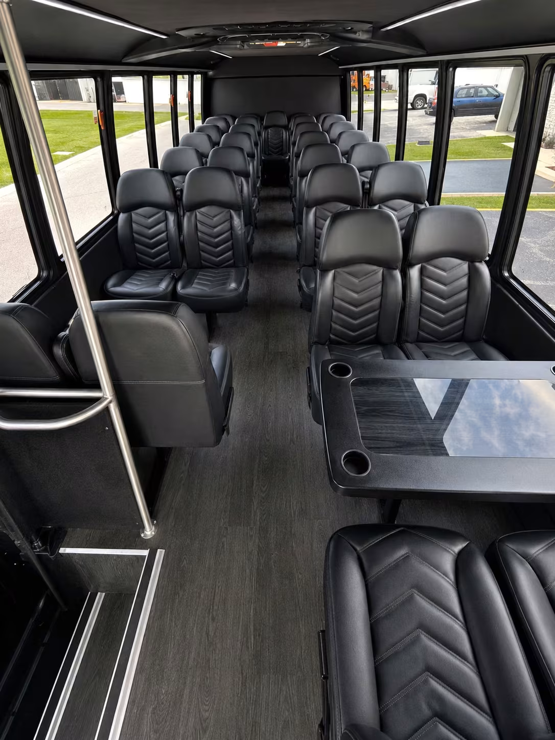 18 passenger minibus inside