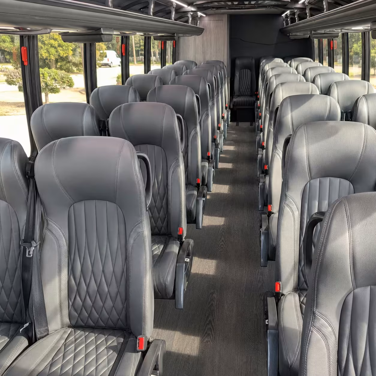 25 passenger minibus inside
