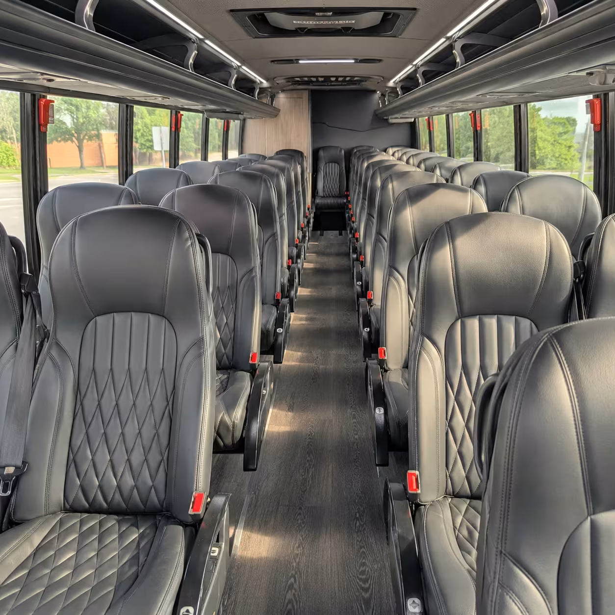35 passenger minibus inside