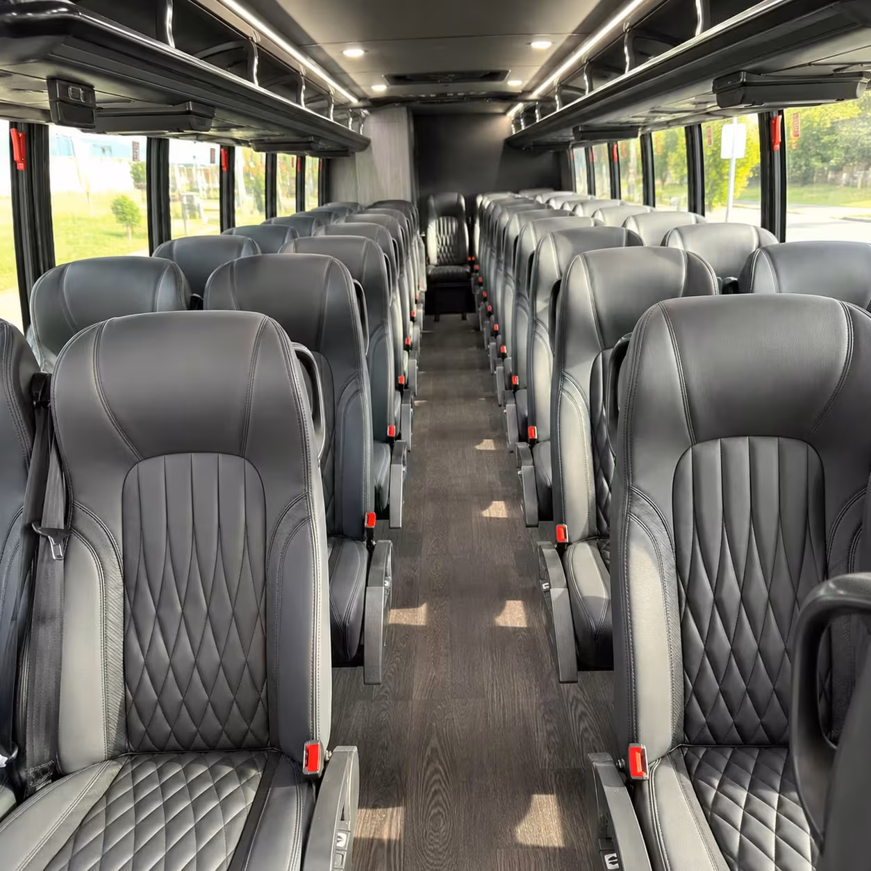 35 passenger minibus interior