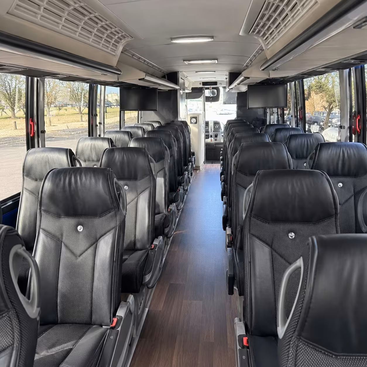 charter bus rentals for downey corporate events employee shuttles