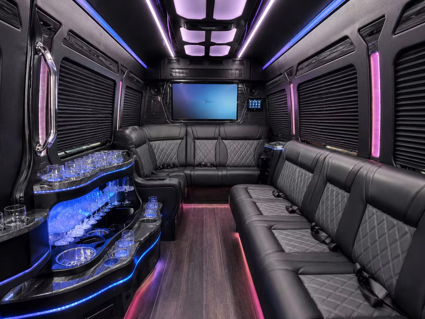 construction and industrial site shuttle buses in downey
