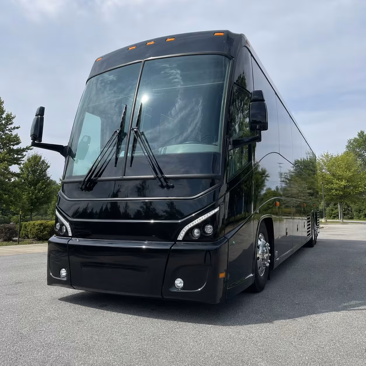 downey charter bus rental fleet