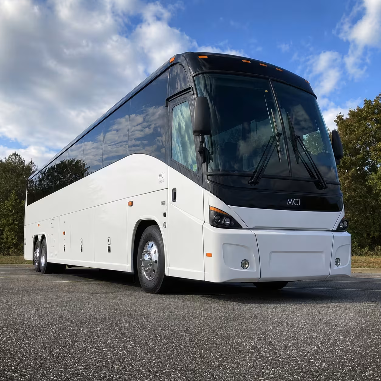 downey parking lot shuttle bus rentals for employers