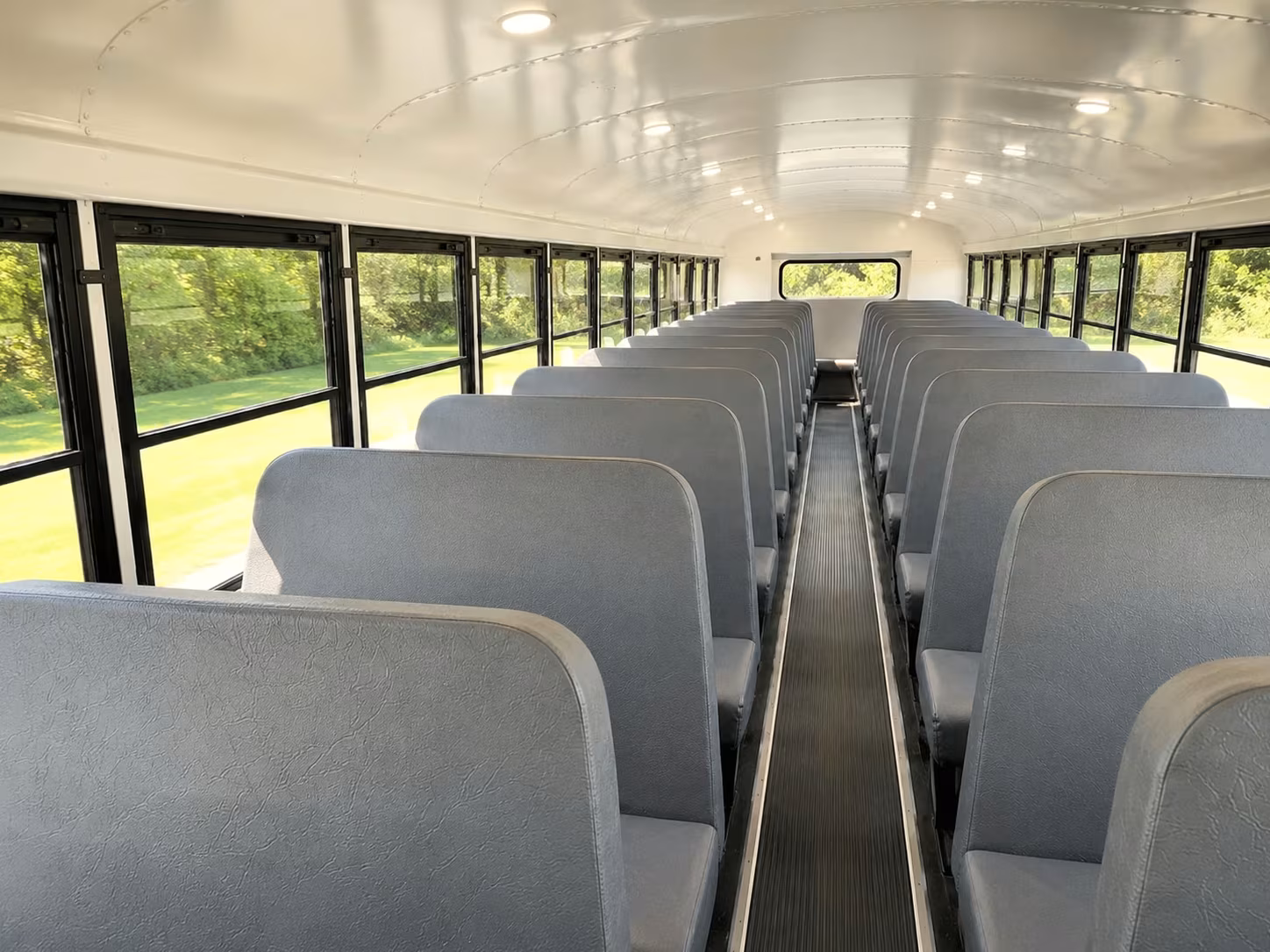 school bus interior