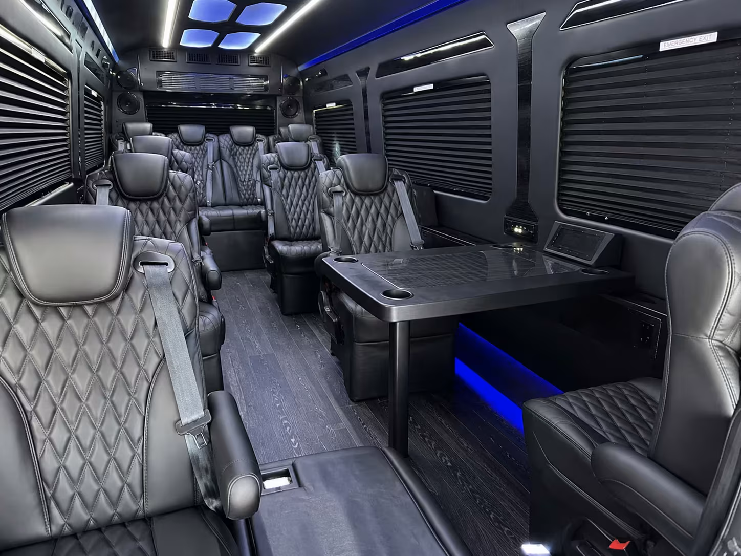 sprinter van with driver interior