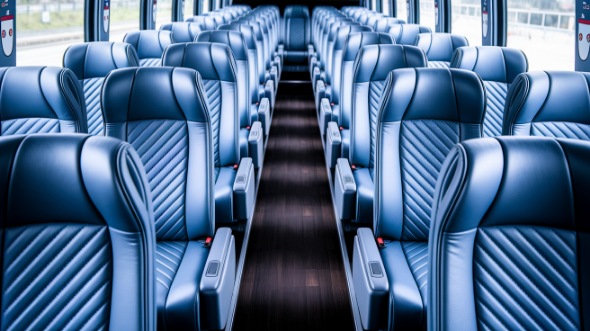50 passenger charter bus interior downey