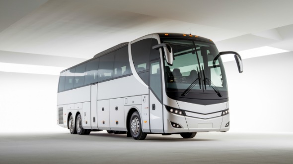 56 passenger charter bus downey