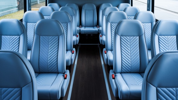 downey 30 passenger minibus inside