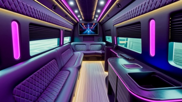downey sprinter limo rental inside