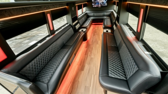 party bus rental interior downey