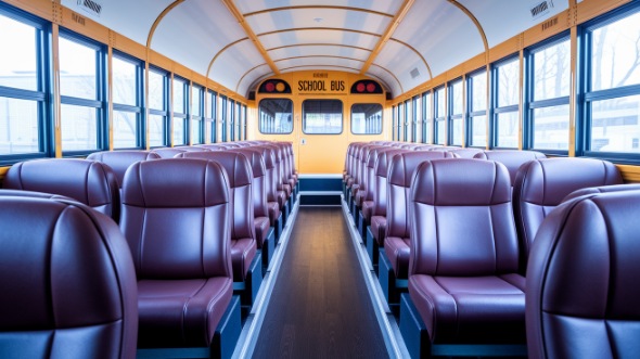 school bus rental interior downey